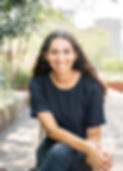 A therapist smiling warmly