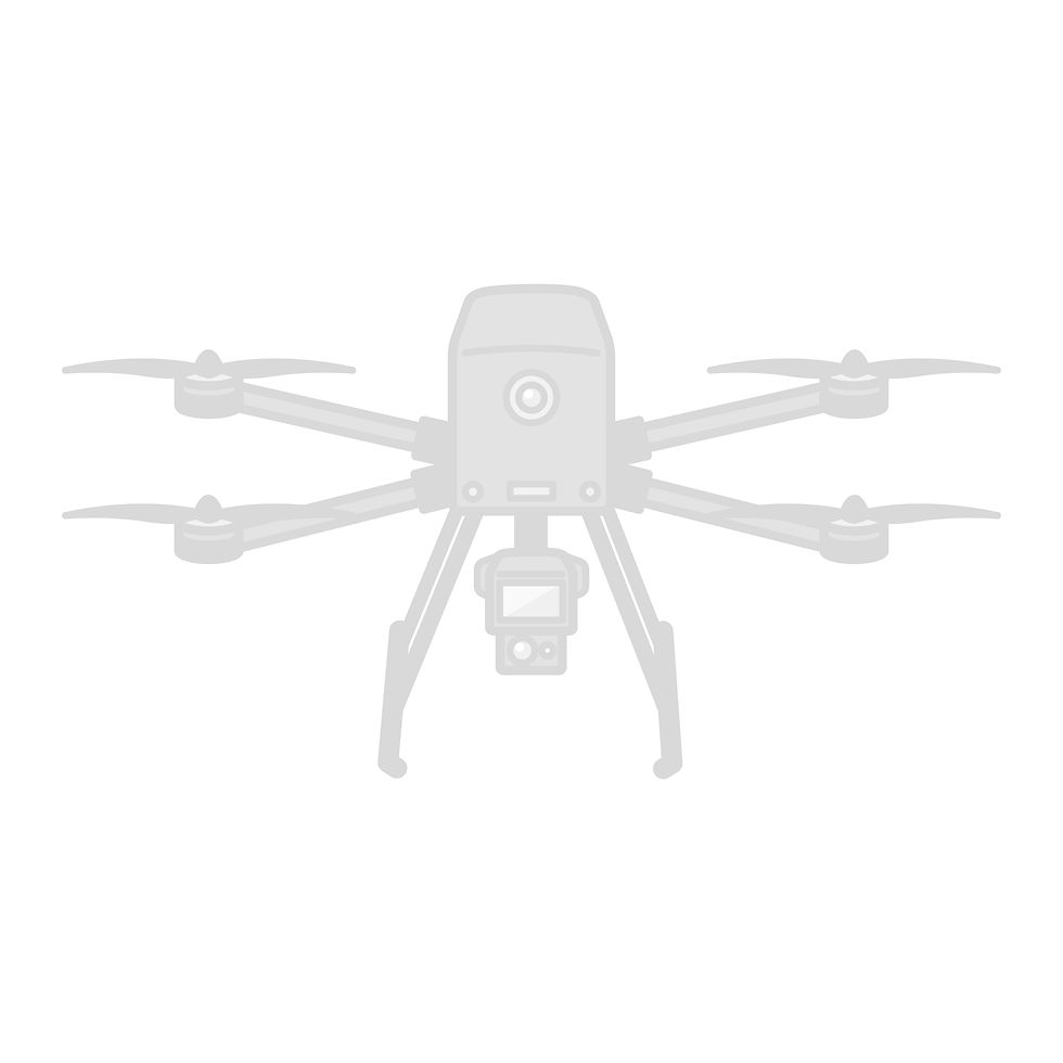 An icon of a drone performing a survey in Hawaii