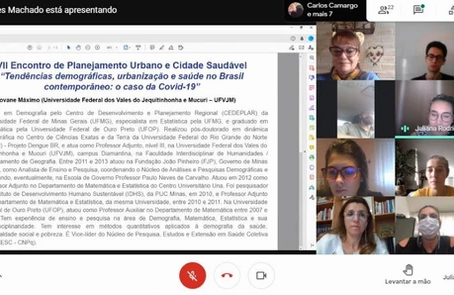 Evento | VII Encontro de Planejamento Urbano e Cidade Saudável “Tendências demográficas, urbanização