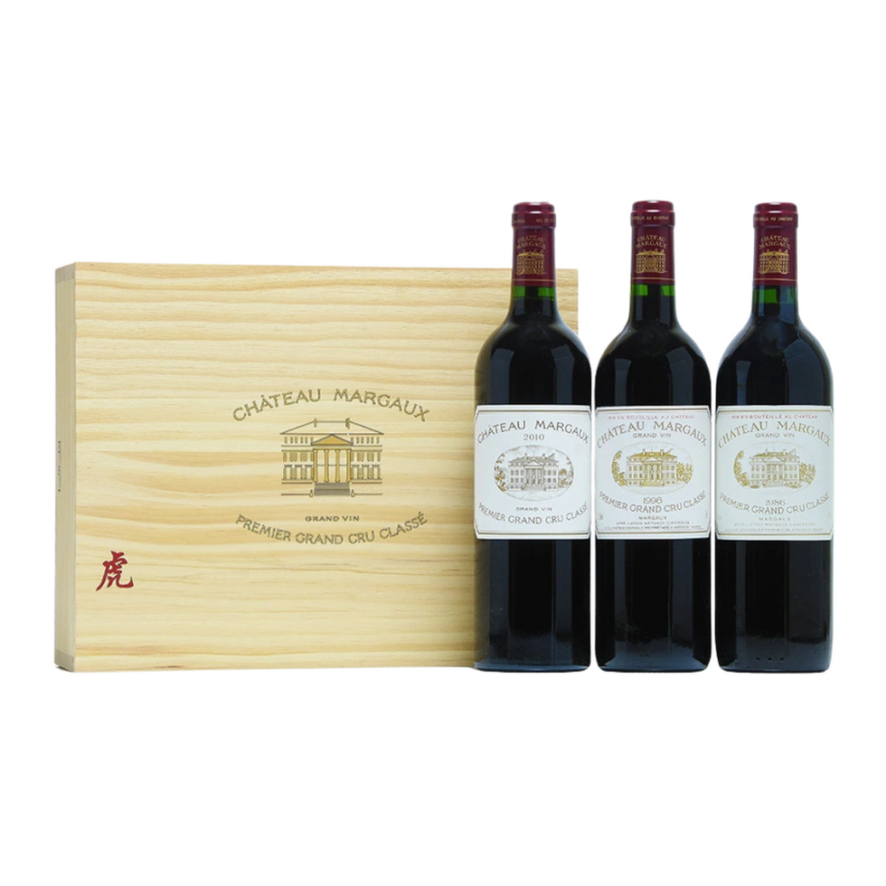 Chateau Margaux Year of the Tiger Collection (1986, 1998, 2010)