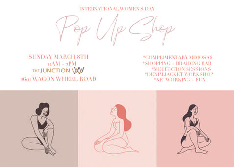 INTERNATIONAL WOMEN'S DAY POP-UP SHOP