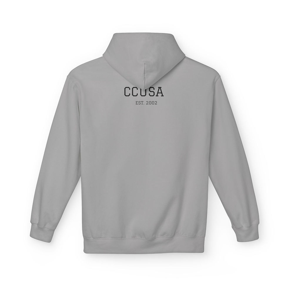 Thumbnail: CCUSA 'Est. 2022' Graphic Hoodie with Central Portrait