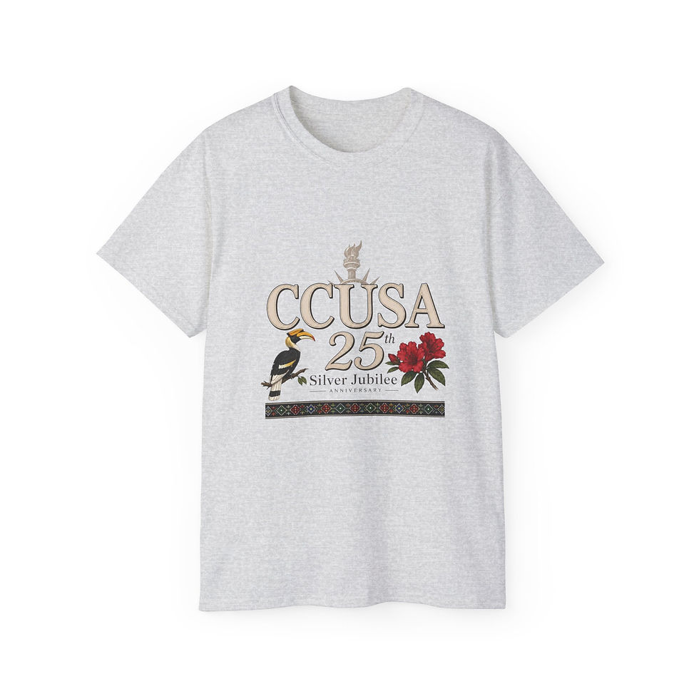 Thumbnail: CCUSA 25th Anniversary Tee — "Silver Jubilee" Commemorative Cotton Shirt