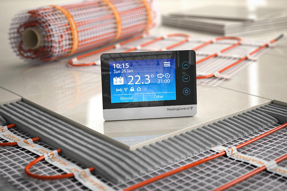 Electric Underfloor Heating System with thermostat control