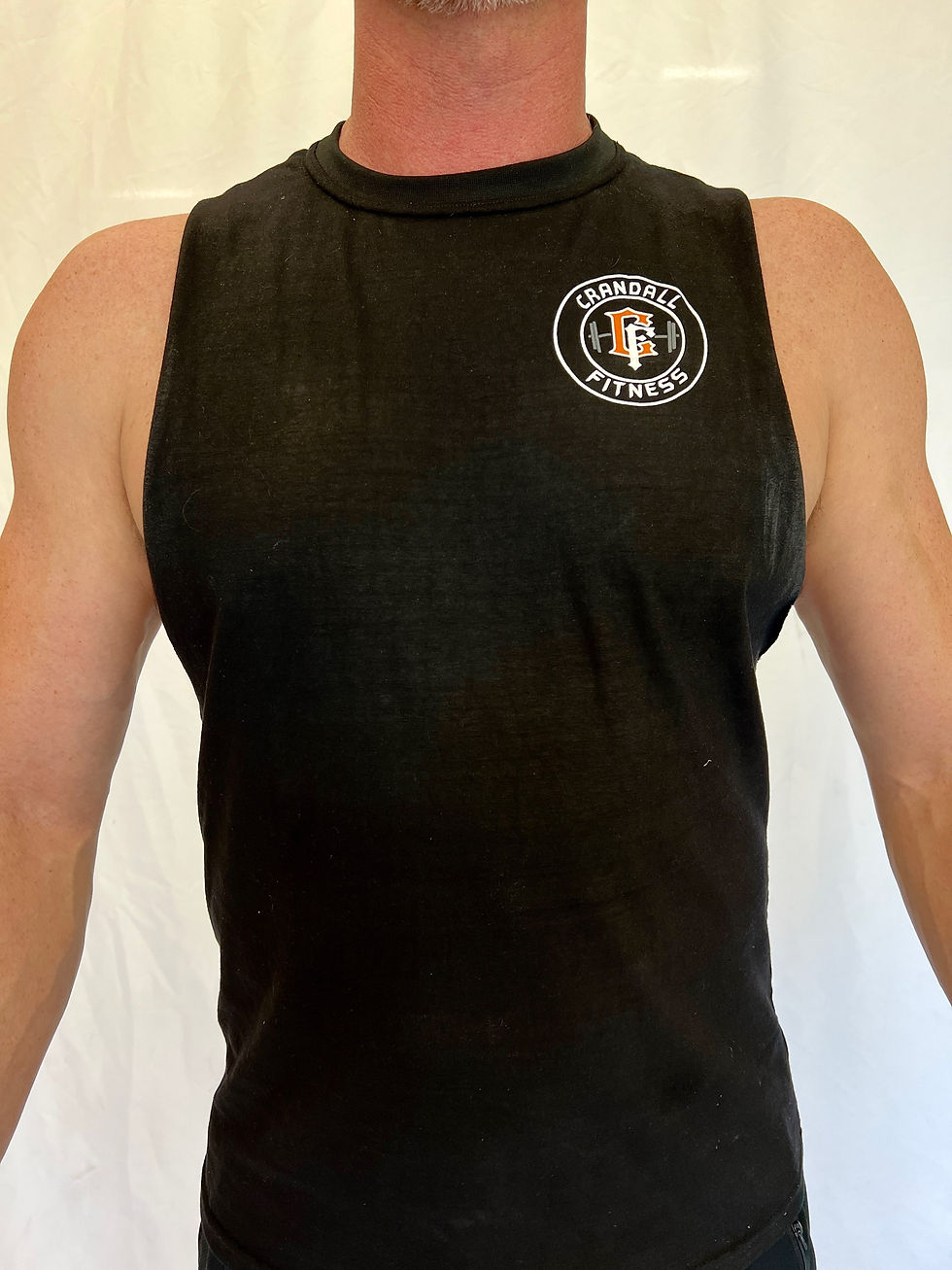 Thumbnail: CF Black Sleeveless "Just Me" Tee