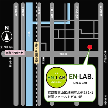 ライブハウスEN-LAB.のマップ