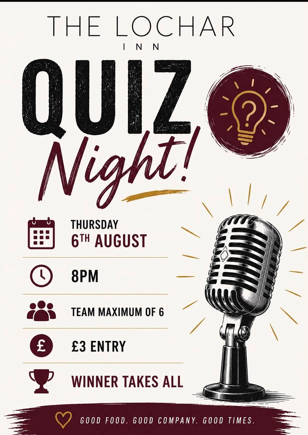 Curry & Quiz Night