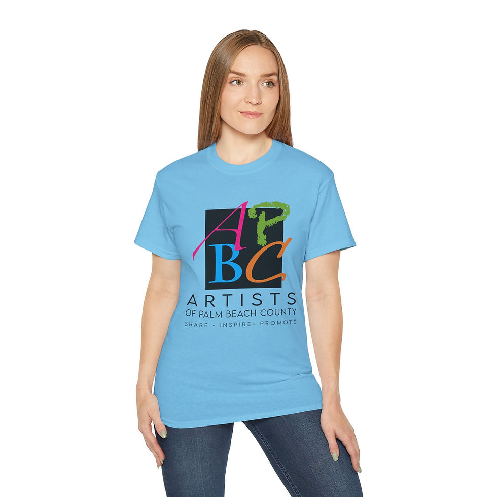 Thumbnail: Cotton Tee - Artists of Palm Beach County Logo Unisex T-shirt