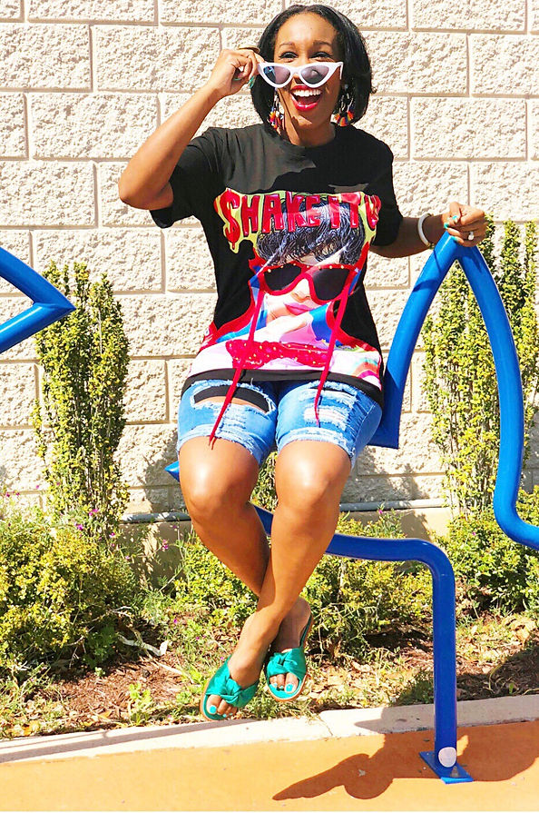 SheIn Shake It Up Embellished Tee