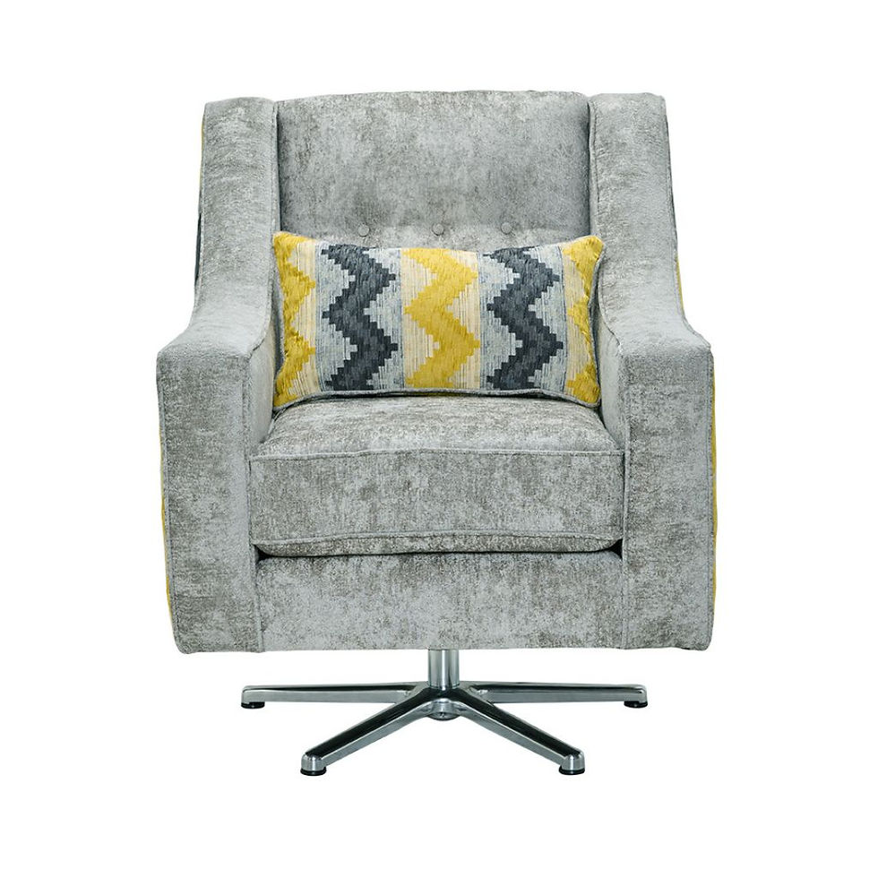 Thumbnail: Luxury accent swivel chair (handmade in the UK) 