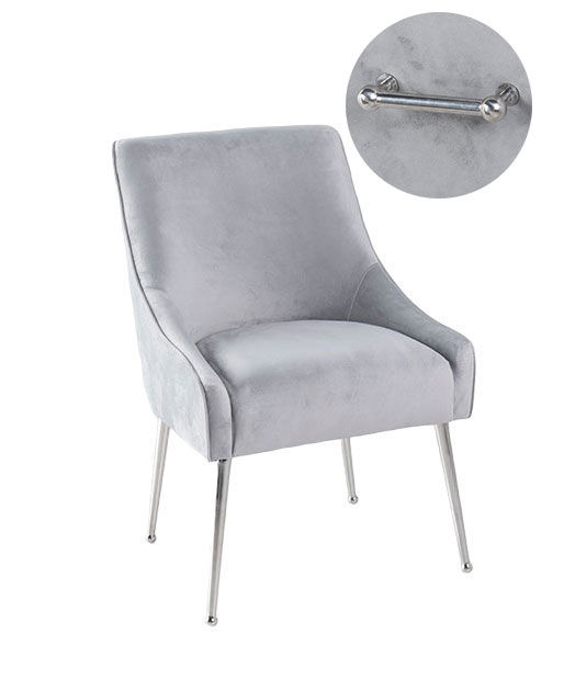 Thumbnail: Milano 1.6M marble dining set with 4 Gio dining chairs