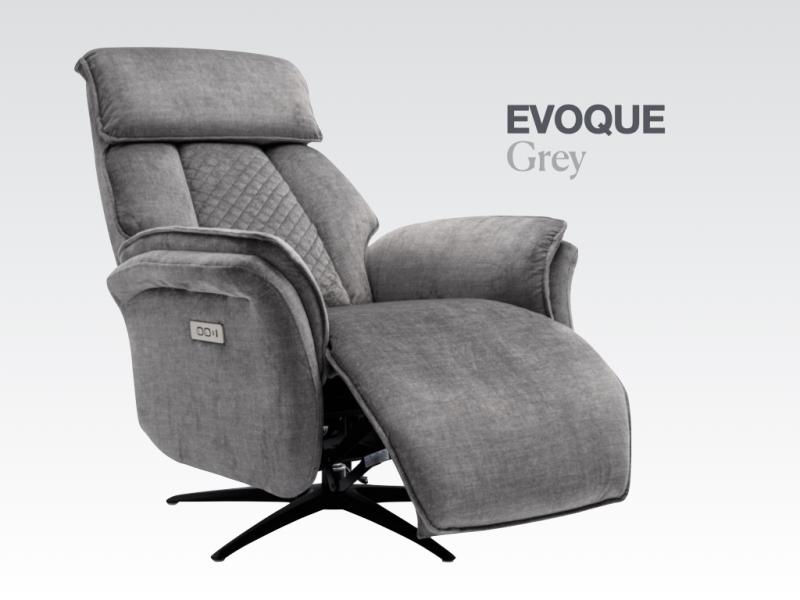 Thumbnail: Evogue electric reclining TV chair - dual motor and swivel function accent chair