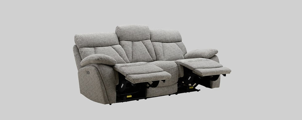 Thumbnail: Boston Beige Electric sumptuous reclining sofa