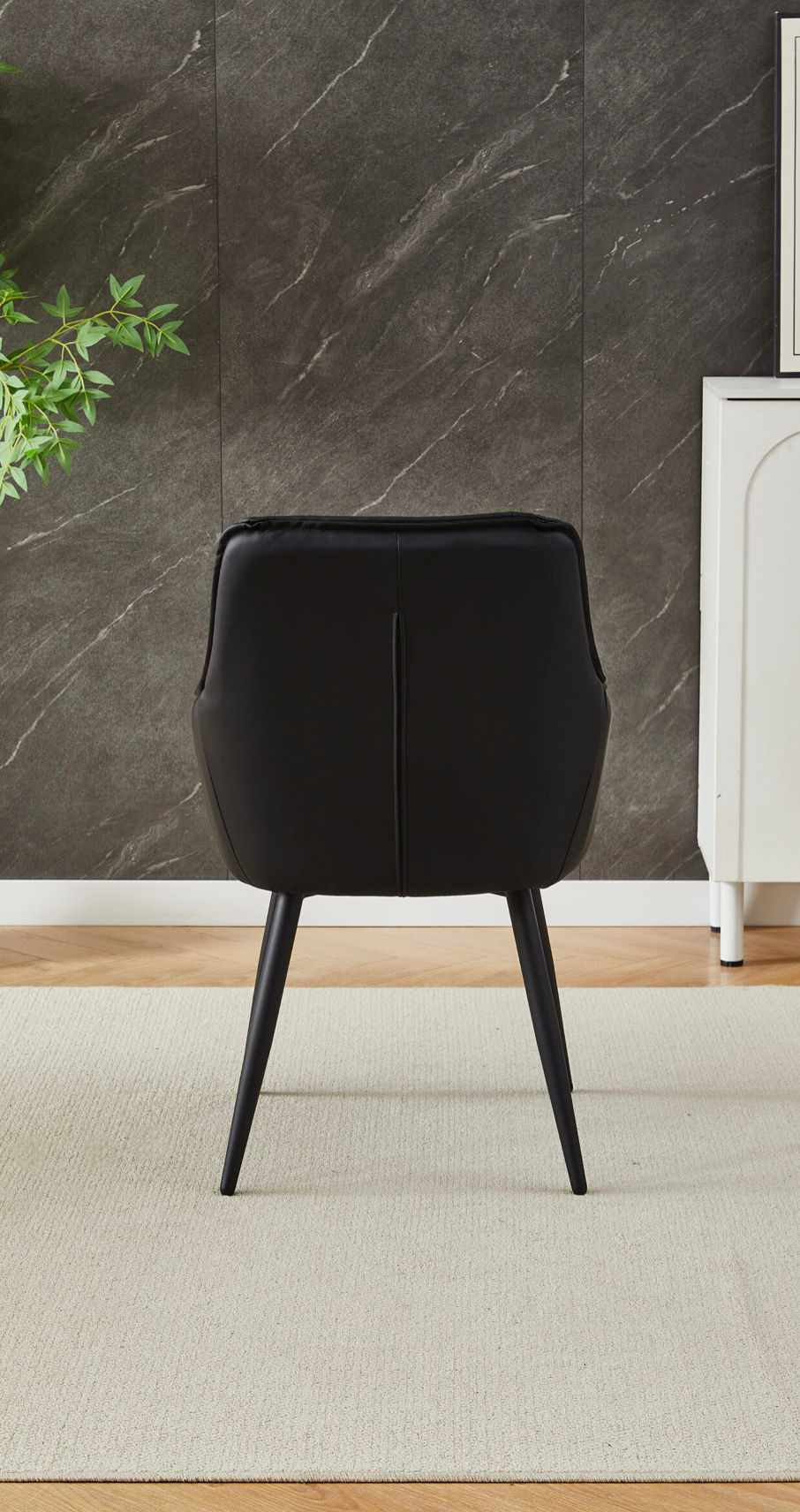 Thumbnail: Panamara black dining chair (available in pairs only) 