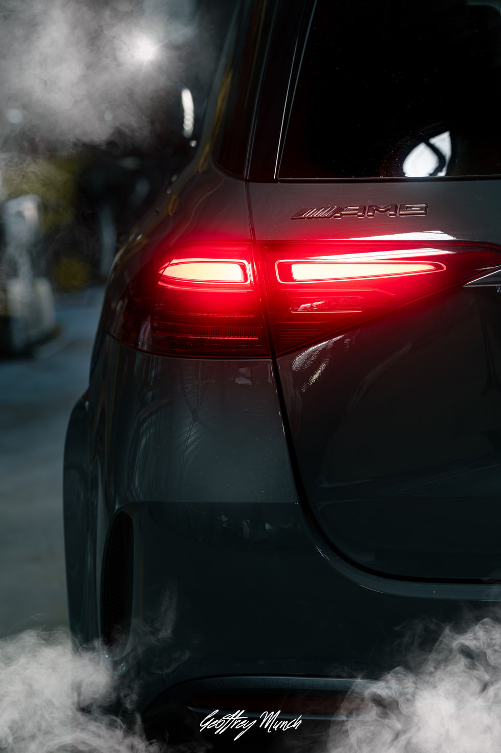 Feux arrière du Mercedes-AMG GLS 63 S photographiés par Geoffrey Munch | Rear lights of the Mercedes-AMG GLS 63 S photographed by Geoffrey Munch