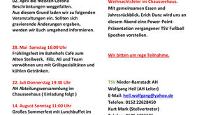 Alte Herren Fußball Termine 2022