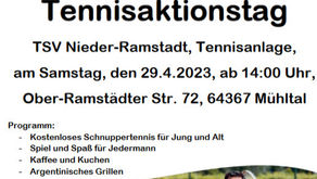 Tennisaktionstag, 29. April 2023