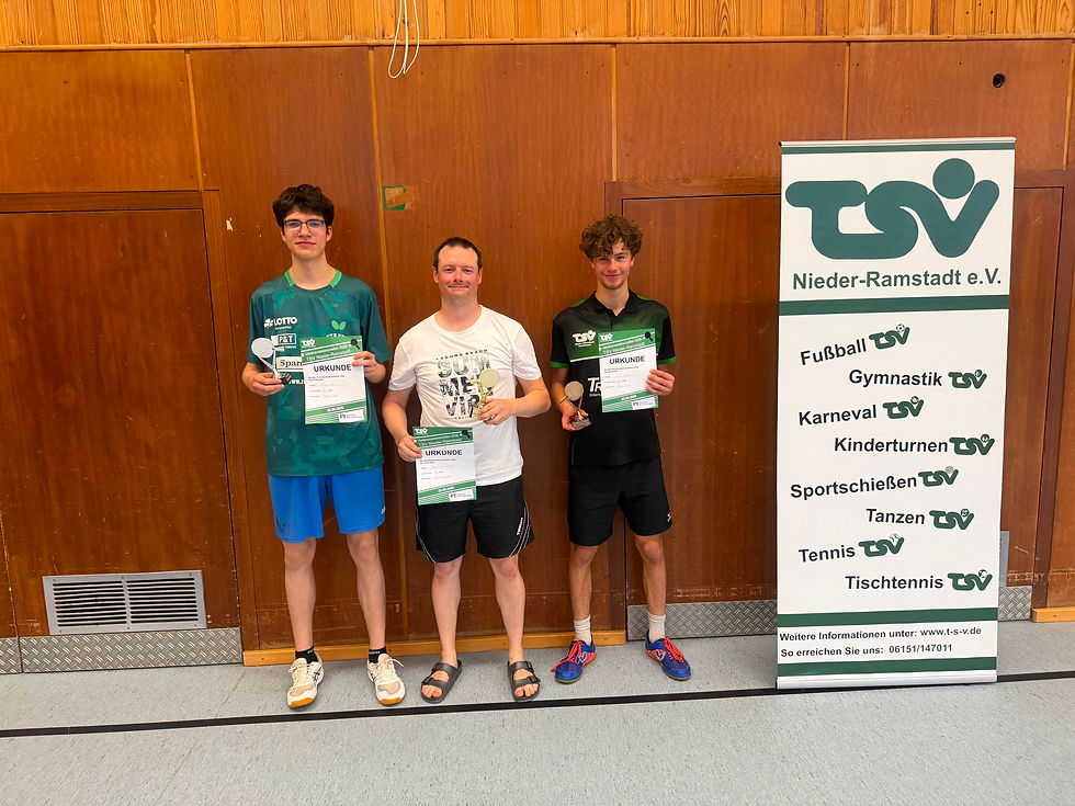 2_VM 2026 v.l. 2. Platz Niks Okur, 1. Platz Sebastian Schwarz, 3. Platz Sinan Okur
