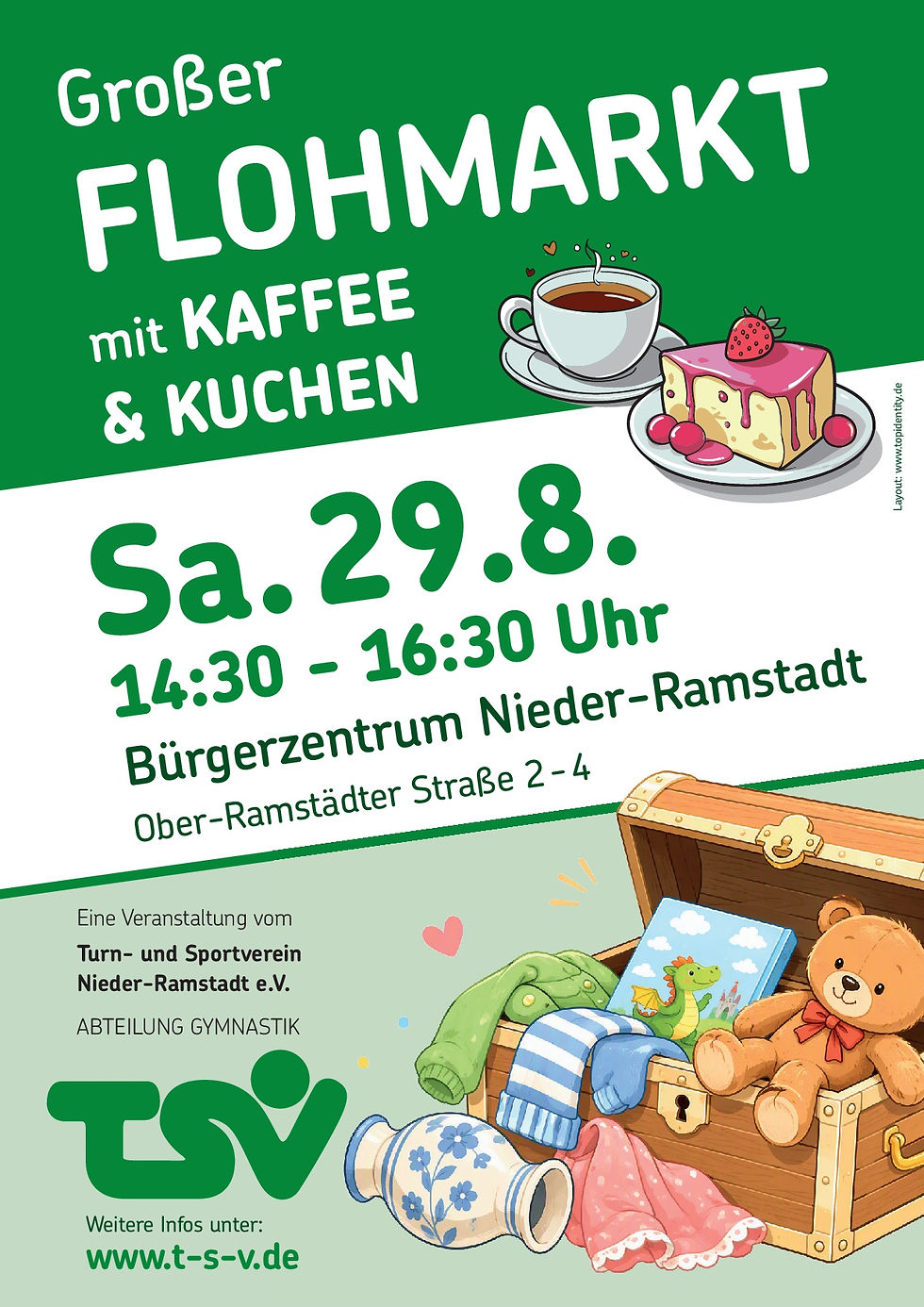 Großer Flohmarkt am Samstag, den 29.08.2026