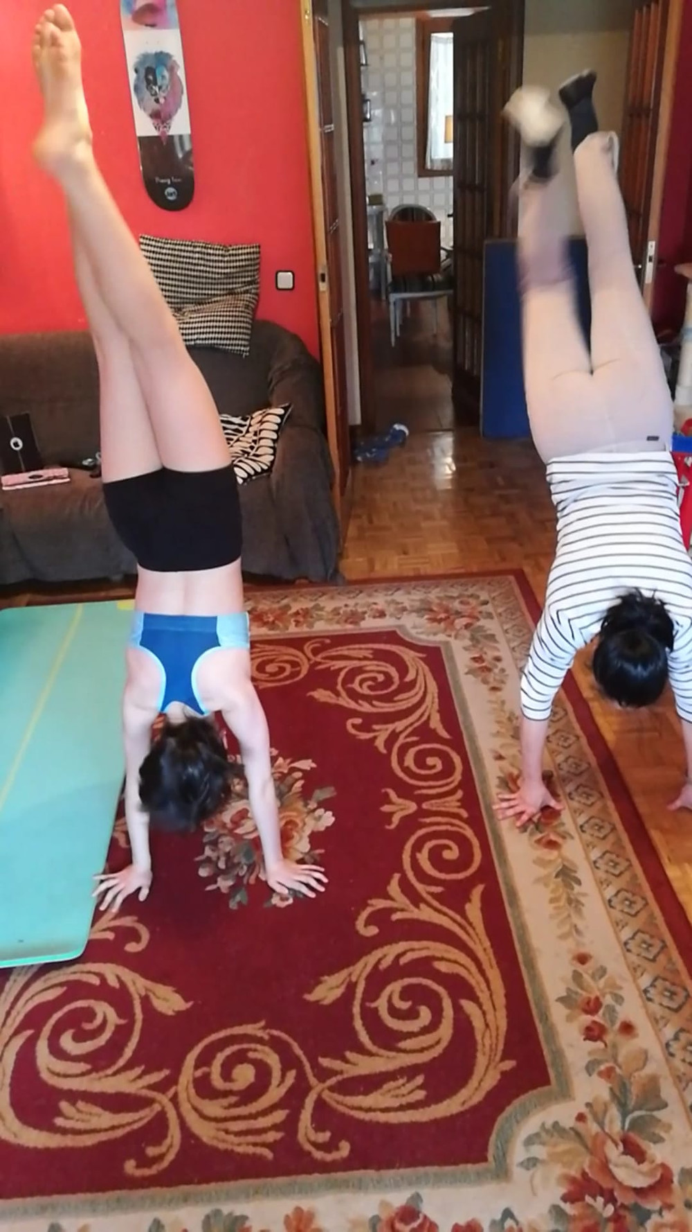 Carolina y Andrea "Reto en familia"