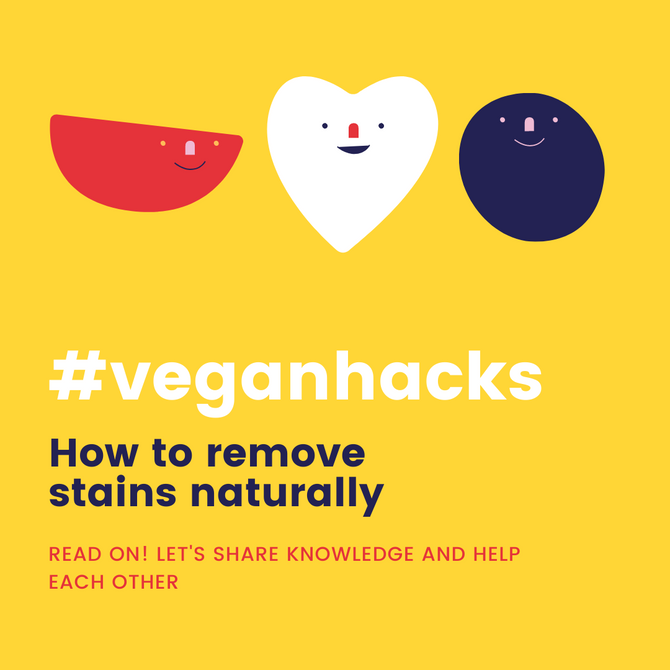How to remove stains naturally
