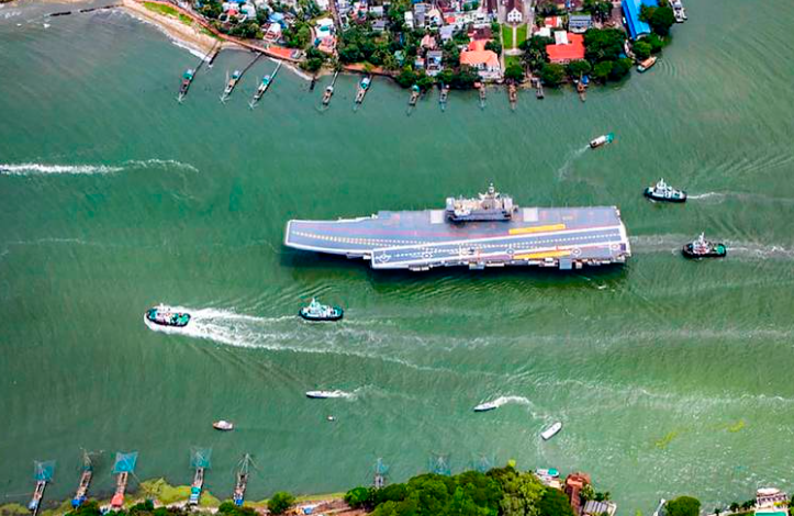 INDIA, ASIA, AIRCRAFT CARRIER