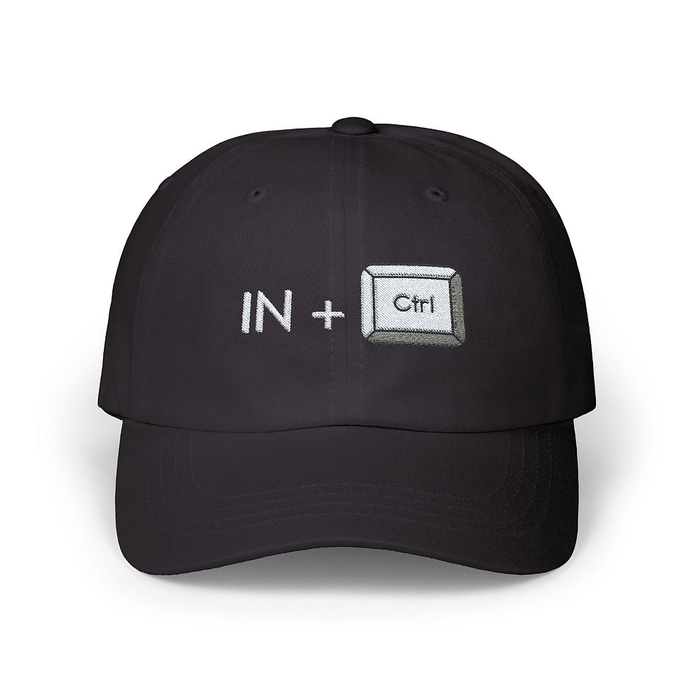 IN + CTRL (white) - Classic Cap