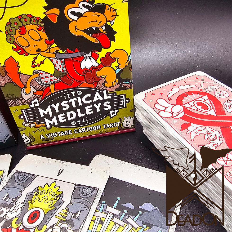 Mystical Medleys A Vintage Cartoon Tarot- Tarot Deck