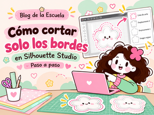 Cómo cortar solo los bordes en Silhouette Studio ✂️