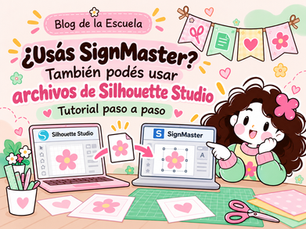 ✂️💻 ¿Usás SignMaster? ¡Ahora también podés usar nuestros archivos de Silhouette Studio! 🎉