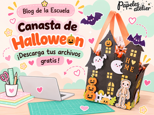 🎃Canasta de Halloween: ¡Descarga tus archivos gratis!🎃