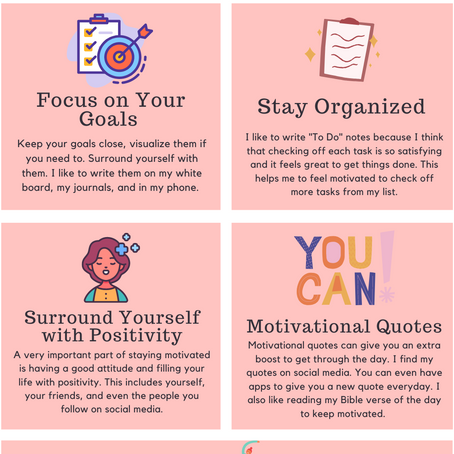 Staying Motivated During Hard Times