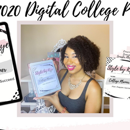 Inside Look || The Fall 2020 College Digital Planner 