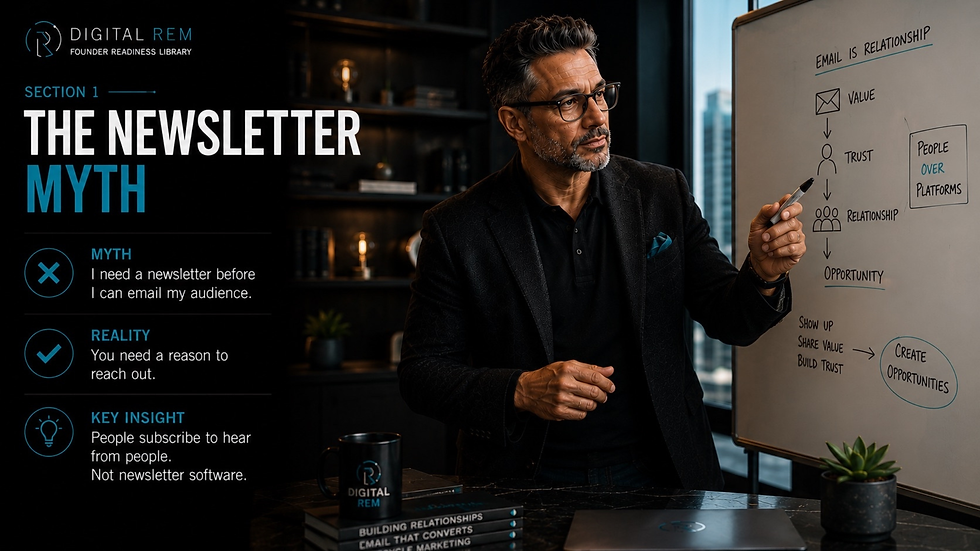 Thumbnail: What to Send Before You Have a Newsletter