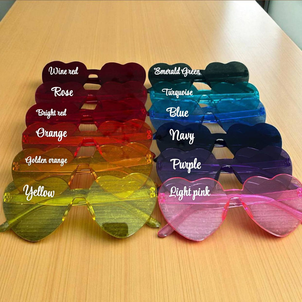 Concert Glasses Colours