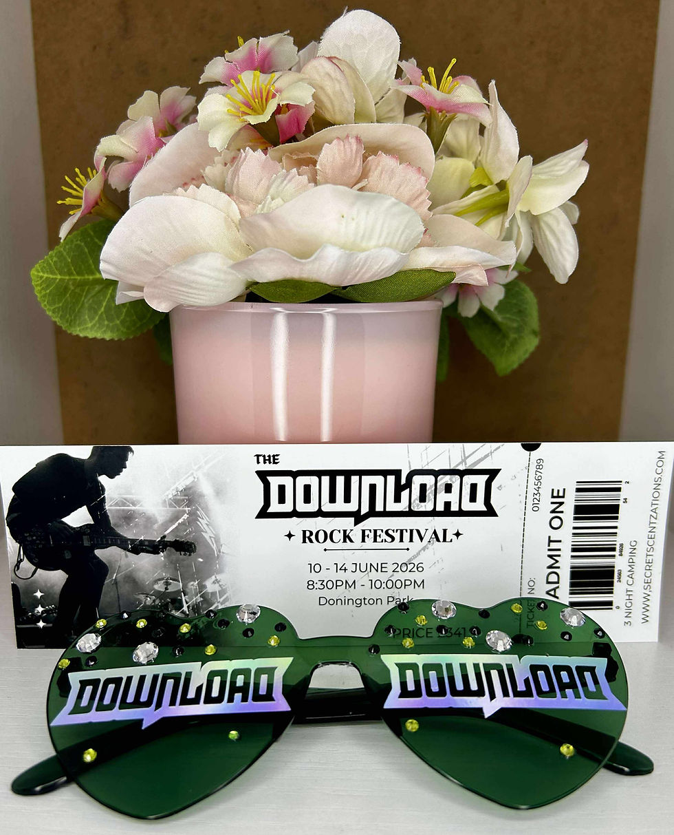 Download festival Custom Concert ticket (mock) and Concert glasses