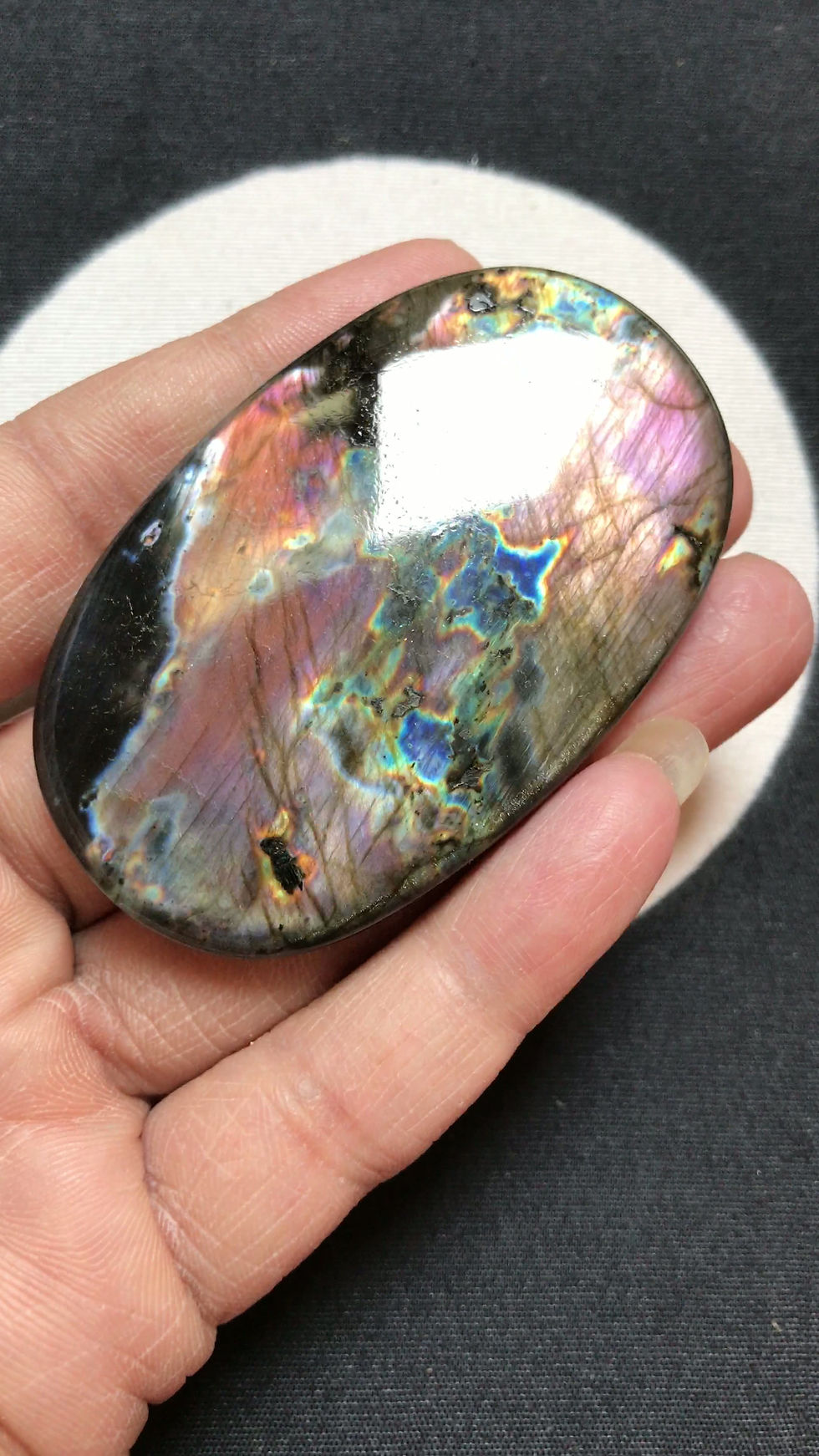 Миниатюра: Labradorite Cabochon 1 Piece Size 66 MM Approx