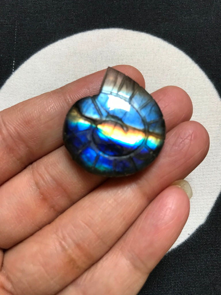 Labradorite Cabochon 1 Piece Size 30 MM Approx