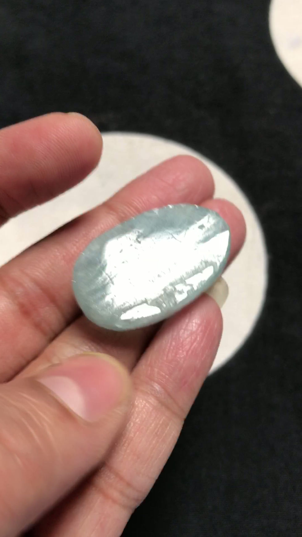 Miniatura: Aquamarine Druzi 1 Piece Size 33 MM Approx
