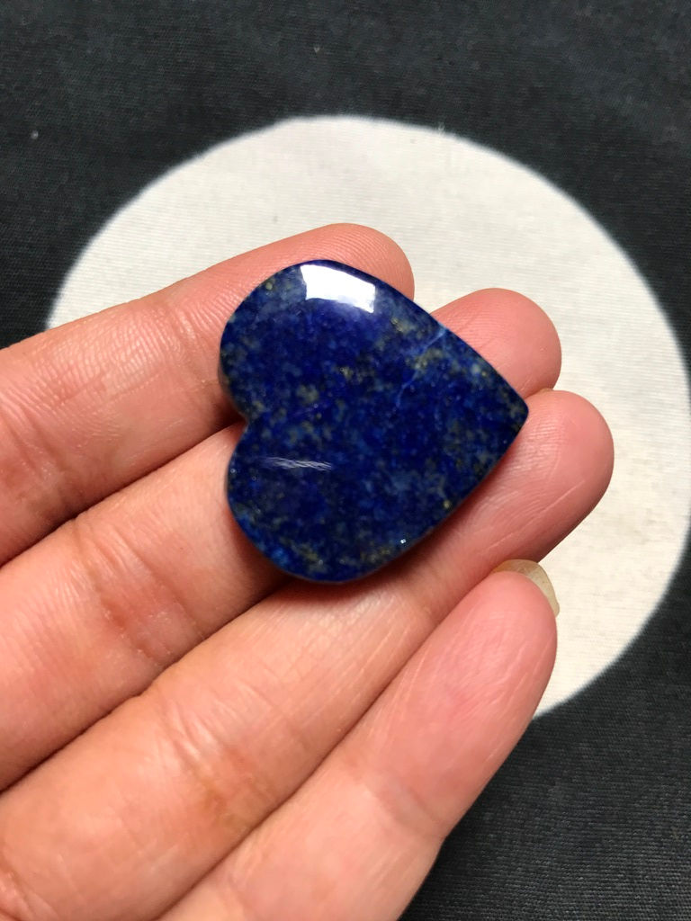 Миниатюра: Lapis Lazuli Cabochon 1 Piece Size 28 MM Approx