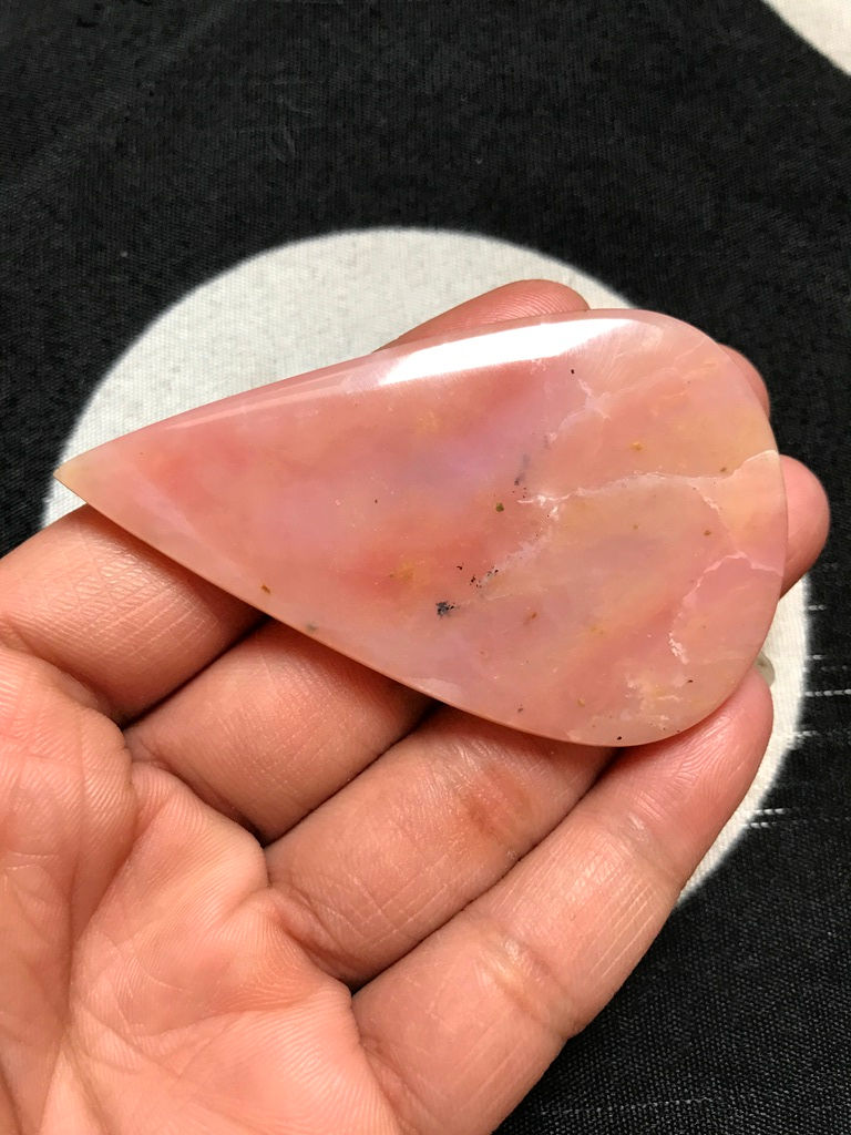 Thumbnail: Peruvian Opal Cabochon 1 Piece Size 70 MM Approx
