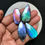 サムネイル： Labradorite Cabochon 4 Piece Size 38-32 MM Approx
