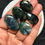 Thumbnail: Moss Agate Cabochon 5 Piece Size 30-23 MM Approx