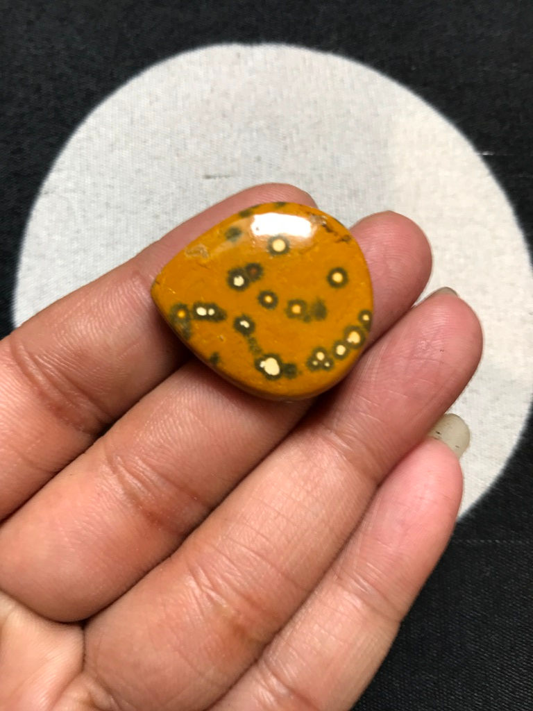 Миниатюра: Ocean Jasper Cabochon 1 Piece Size 27 MM Approx