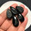 Thumbnail: Onyx Window Durzi Cabochon 5 Piece Size 24-21 MM Approx