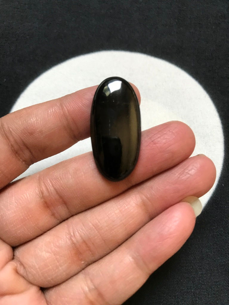 Green Tourmaline Cabochon 1 Piece Size 31 MM Approx