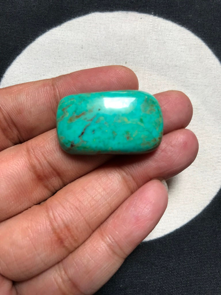 Thumbnail: Turquoise Cabochon 1 Piece Size 29 MM APPROX
