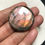 Thumbnail: Labradorite Faceted Cabochon 1 Piece Size 33 MM Approx