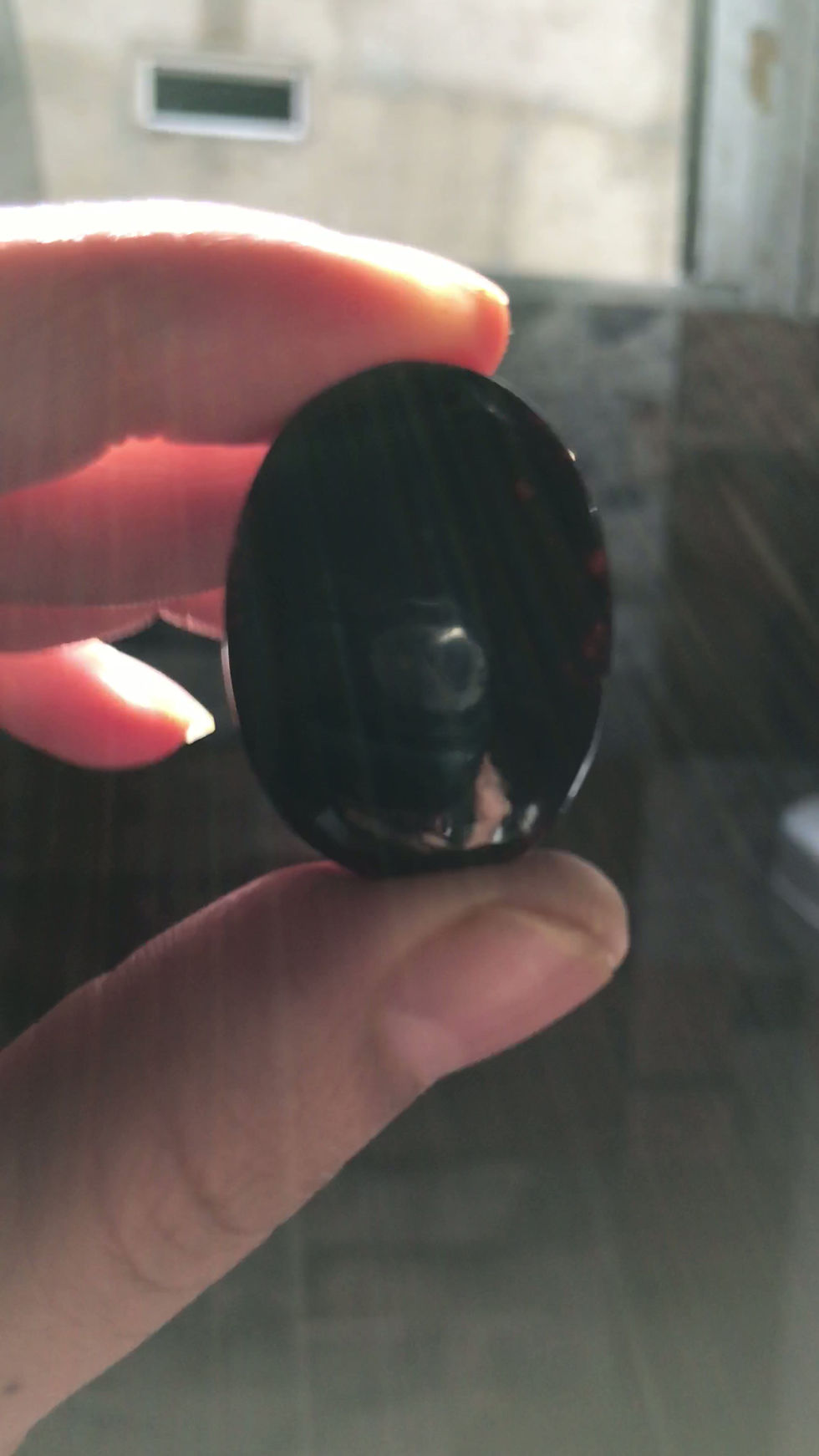 サムネイル： Garnet Cabochon 1 Piece Size 33 MM Approx