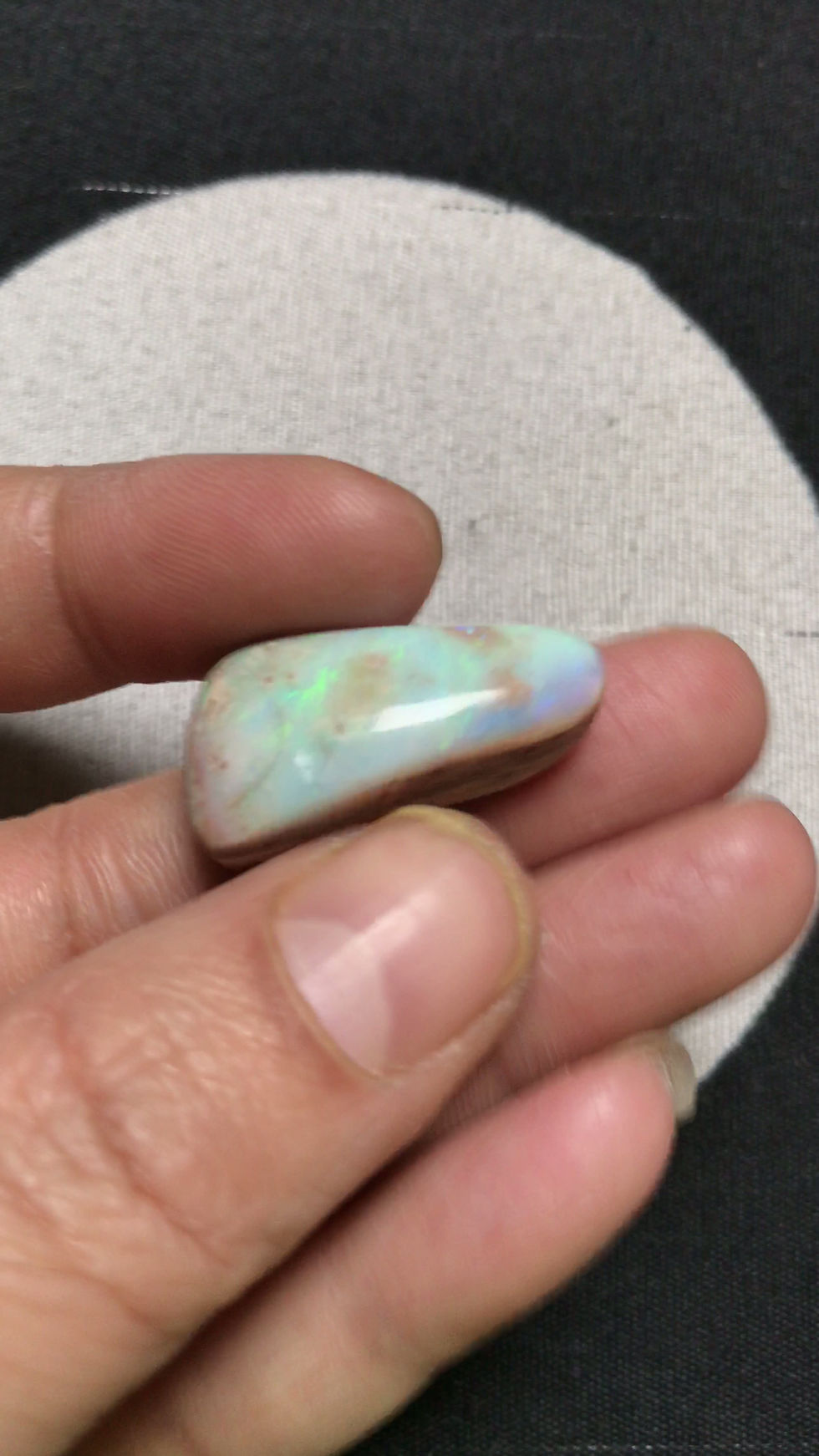 Миниатюра: Australian Opal Cabochon 1 Piece Size 27 MM Approx